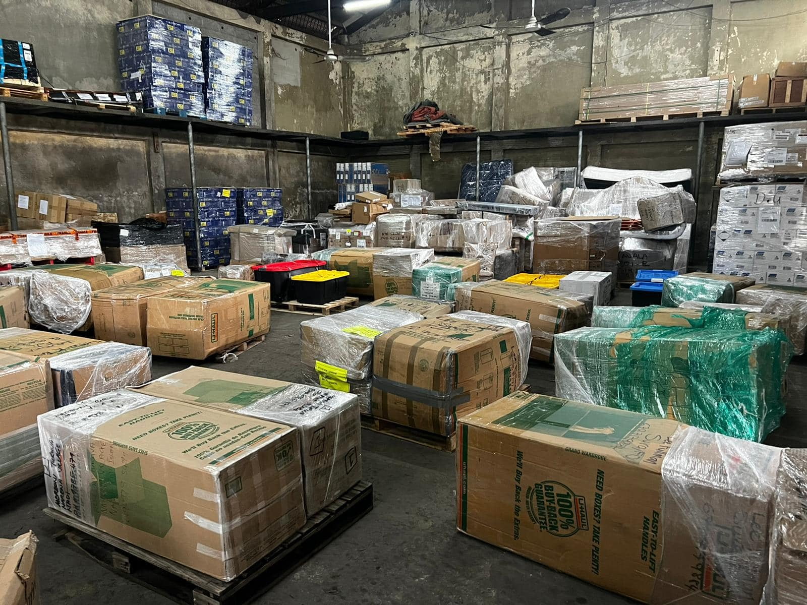 Shipment Ready for pickup